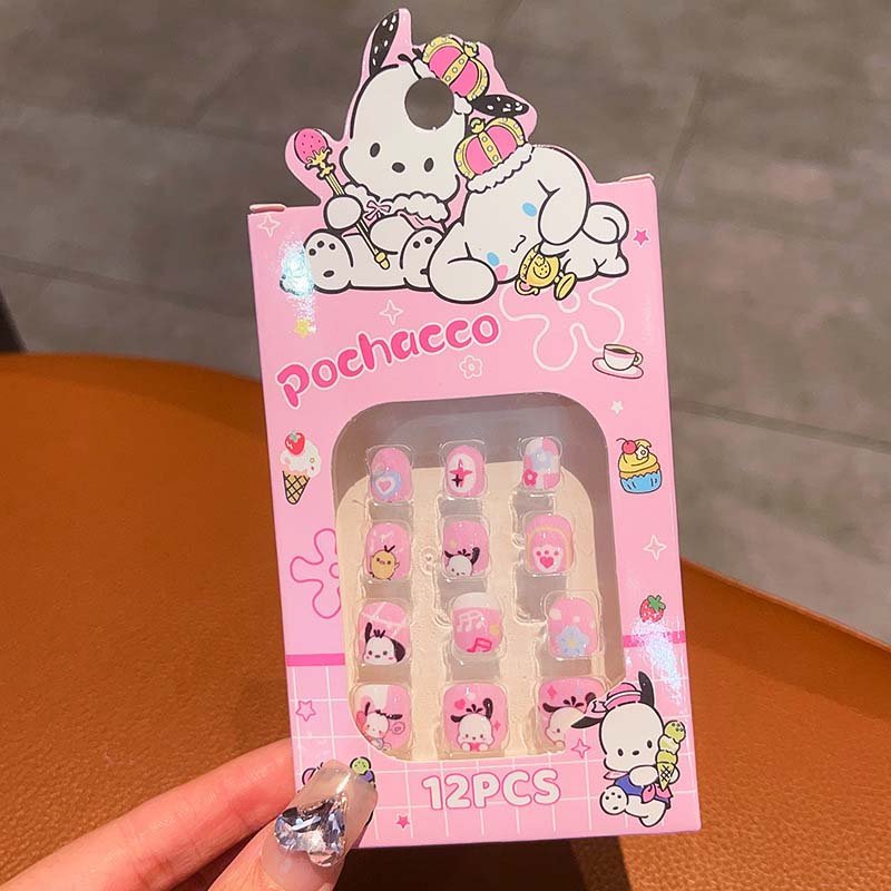 Sanrio Kids Nail Kit (9008) - Fun and Colorful Press-On Nails for a Perfect Kid's Look
