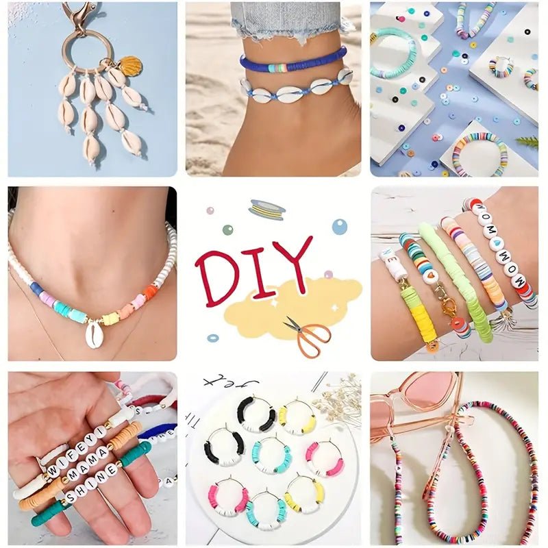 132pcs Color Clay Bead Bracelet Making Set (5001) - Complete DIY Beading Kit for Colorful Bracelets 132pcs Color Clay Bead Bracelet Making Set (5001) - Craft Your Own Unique Beaded Bracelets 132pcs Color Clay Bead Bracelet Making Set (5001) - DIY Jewelr