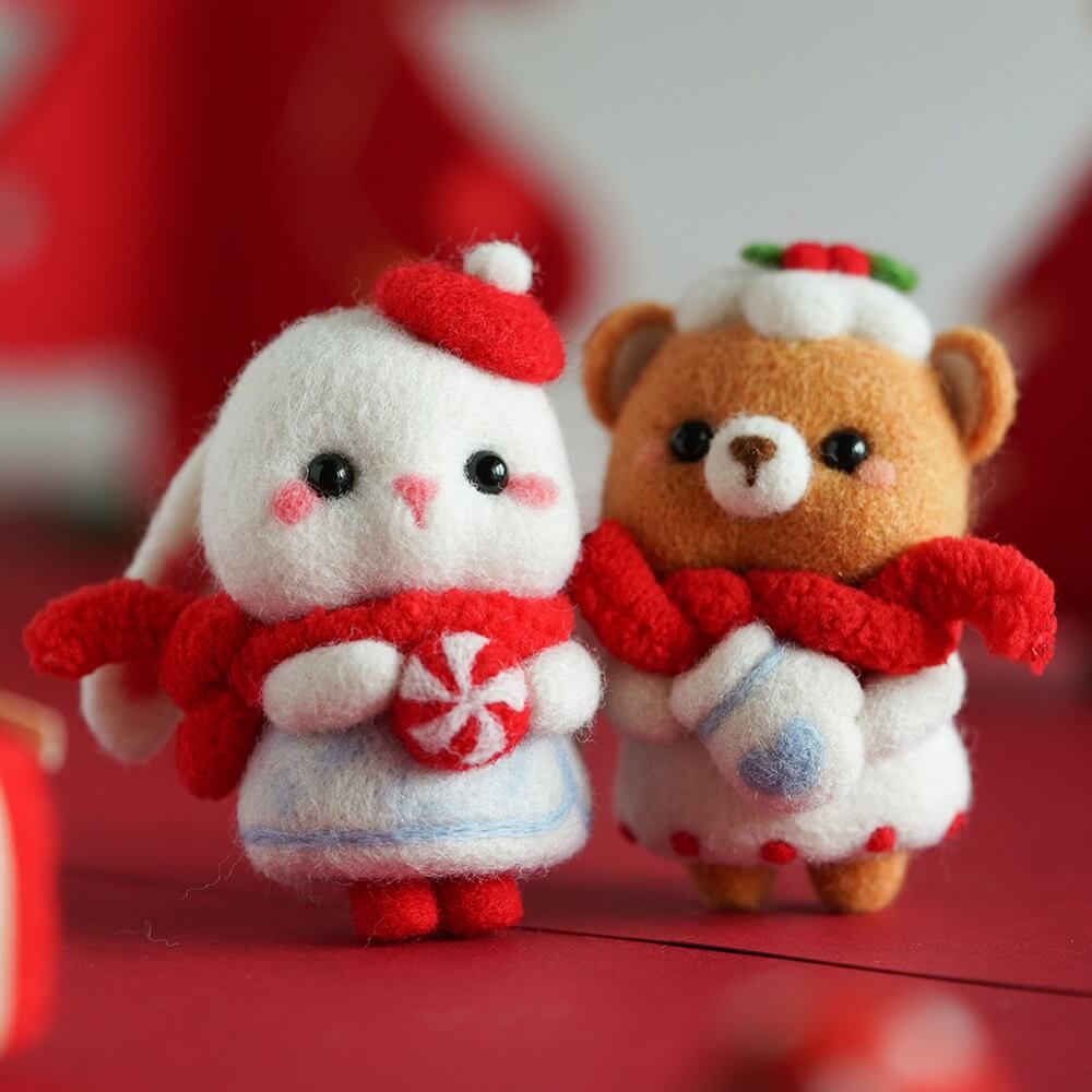 Snow White Wool Poke Kit for crafting an adorable Snow White character from wool DIY Snow White doll craft kit for creating a detailed Snow White figure Snow White Wool Poke Kit for crafters making custom Snow White plush dolls