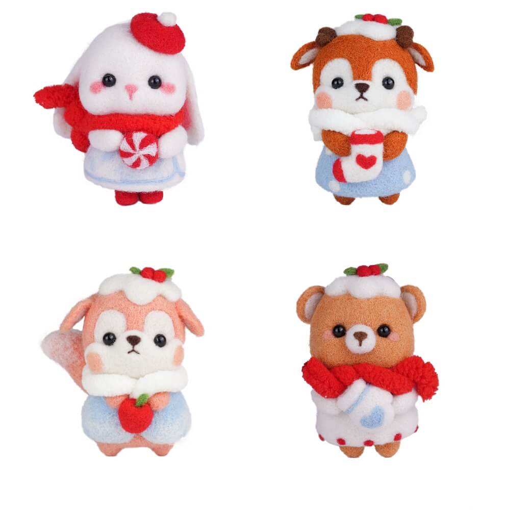 Create your own Snow White plush toy with the Snow White Wool Poke Kit Snow White Wool Poke Kit for creating a handmade Snow White character for collectors