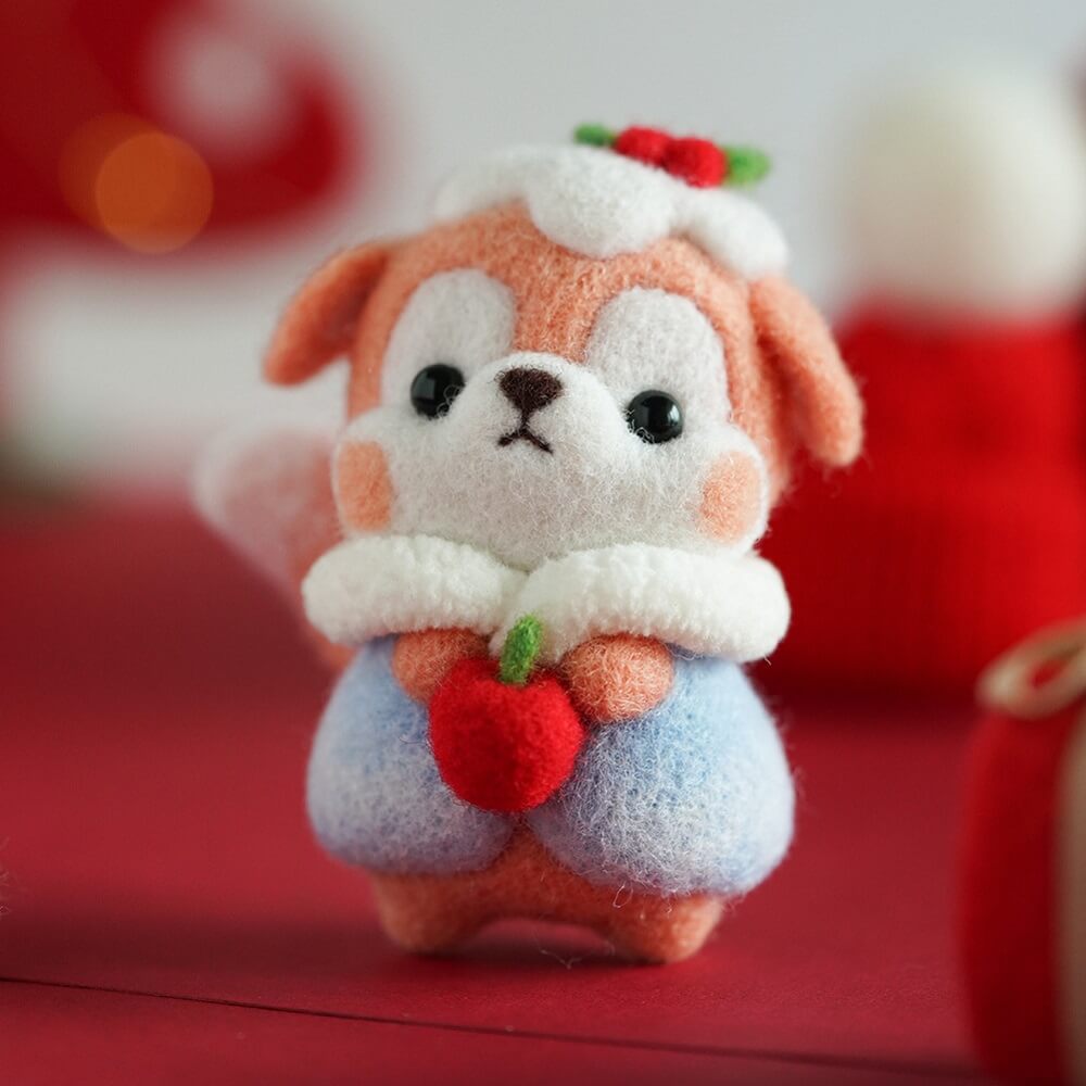 Create a realistic Snow White figure with Snow White Wool Poke Kit for hobbyists Snow White Wool Poke Kit for beginners to make a cute Snow White plush figure
