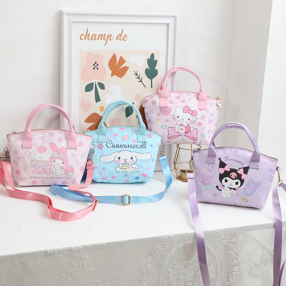 Sanrio Handbag & Shoulder Bag – Comfortable PU Leather Messenger Bag for Women