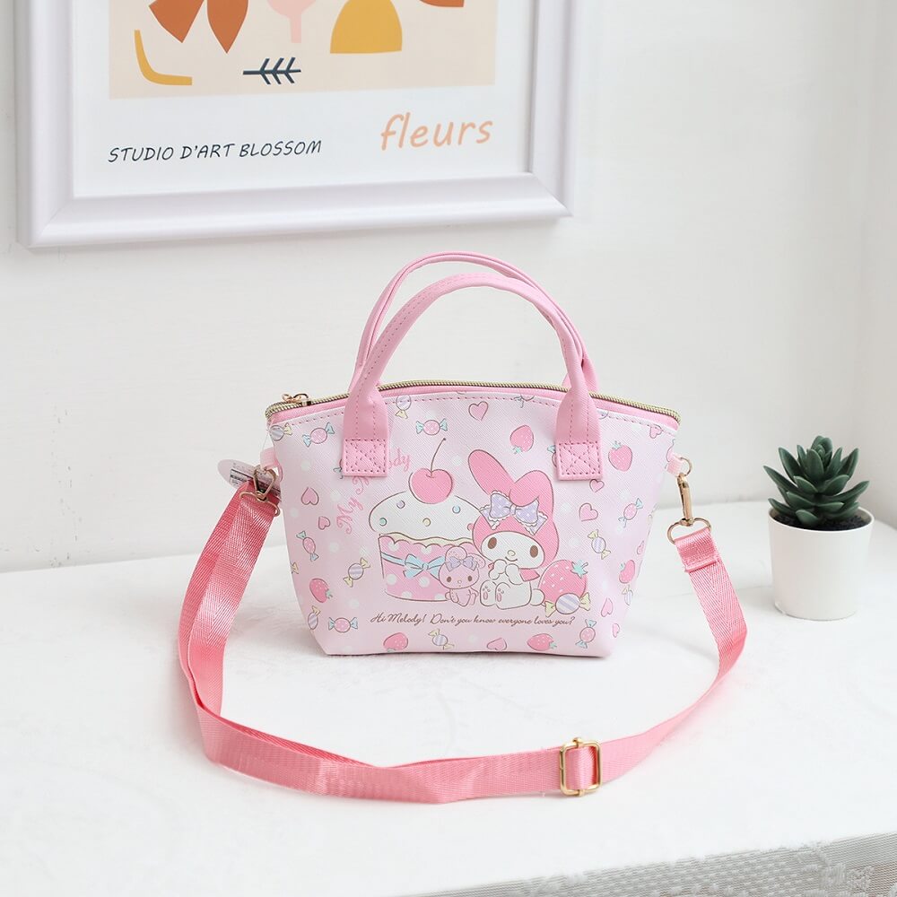 Sanrio Handbag & Shoulder Bag – High-Quality PU Leather Shoulder Bag for Stylish Looks