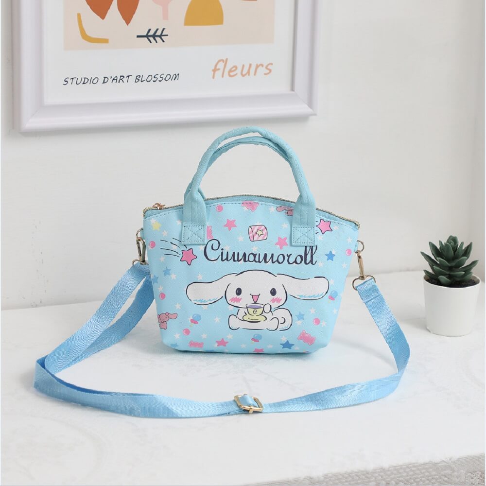 Sanrio Handbag & Shoulder Bag – Soft PU Leather Messenger Bag for Fashion Enthusiasts