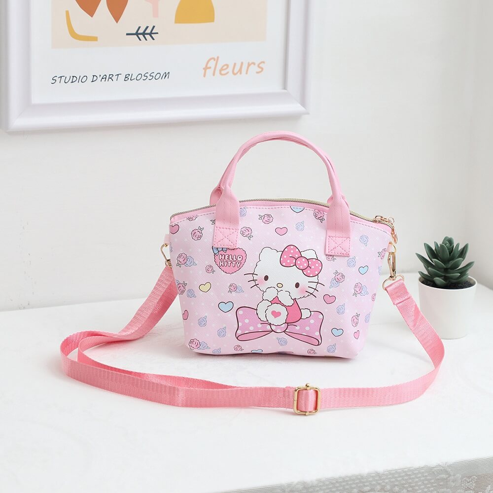 Sanrio Handbag & Shoulder Bag – Soft PU Leather Messenger Bag for Sanrio Fans Sanrio Handbag & Shoulder Bag – Trendy Sanrio Handbag with Shoulder Strap