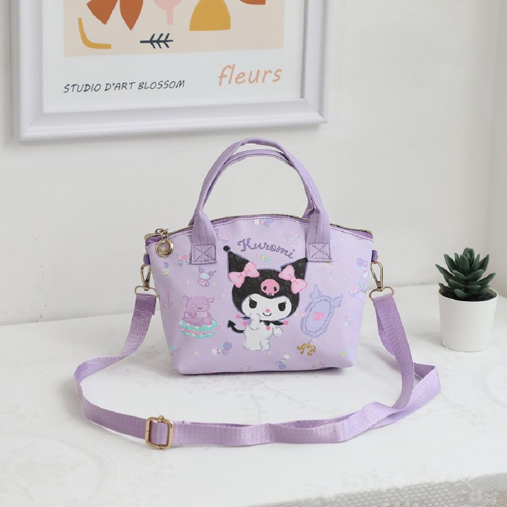 Sanrio Handbag & Shoulder Bag – Comfortable PU Leather Messenger Bag for Women