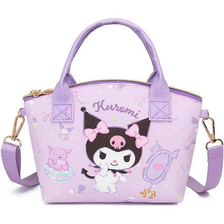 Sanrio Handbag & Shoulder Bag – Stylish Soft PU Leather Messenger Bag Sanrio Handbag & Shoulder Bag – Cute PU Leather Sanrio Crossbody Bag