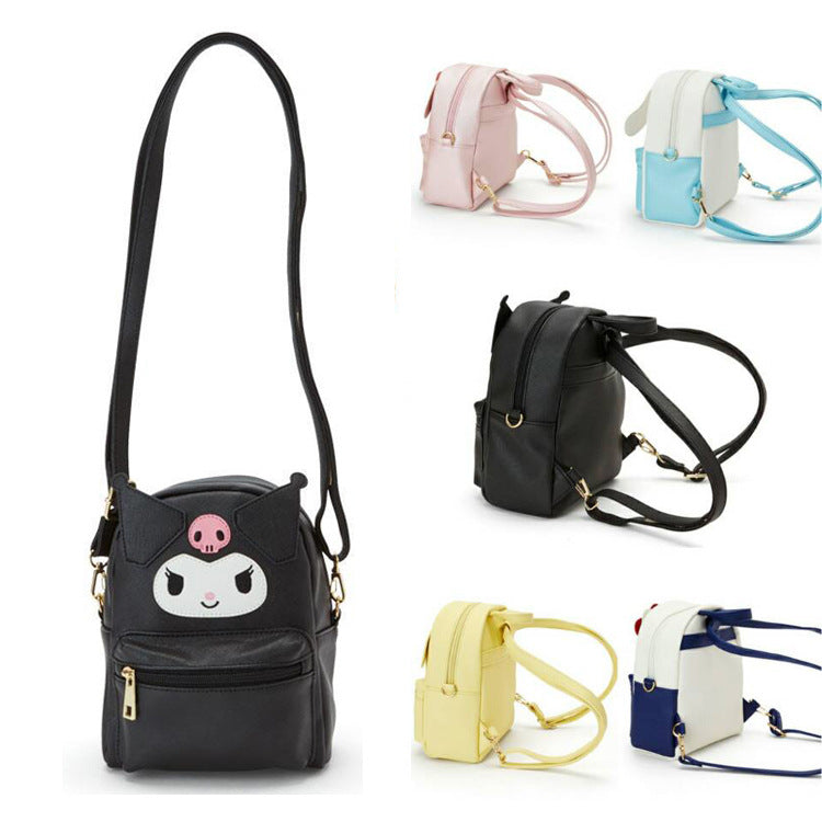 Sanrio Kuromi Shoulder Bag – Soft and Durable PU Leather Crossbody Bag