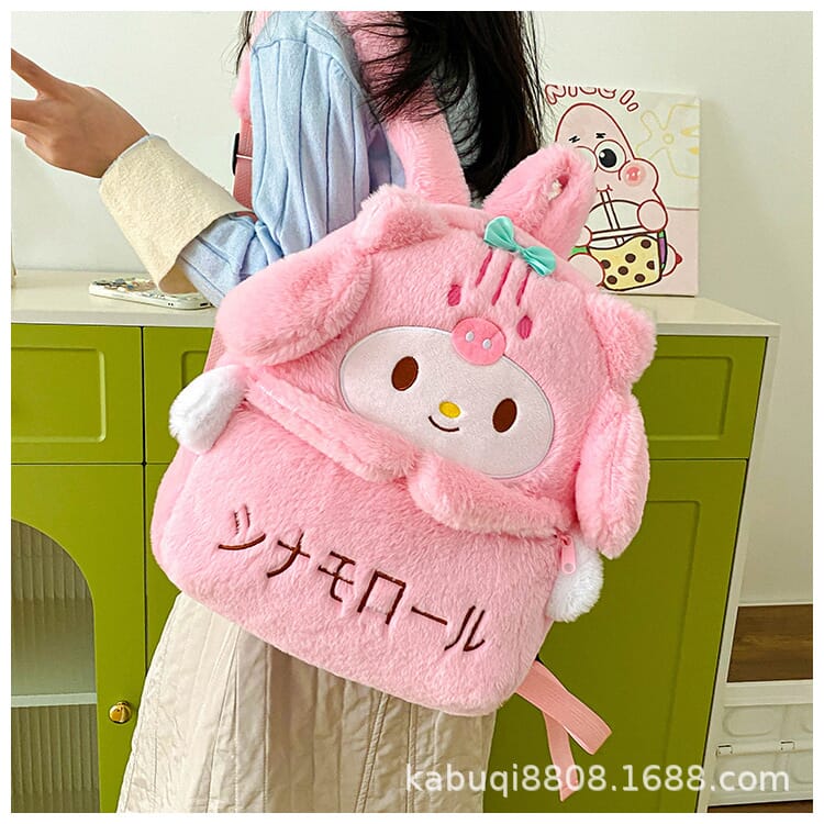 Cute Hello Kitty and Cinnamoroll Sanrio backpack for teens
