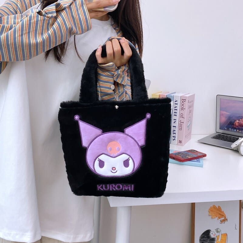 Sanrio Kuromi and Cinnamoroll shoulder bag, cute and colorful accessory for all ages