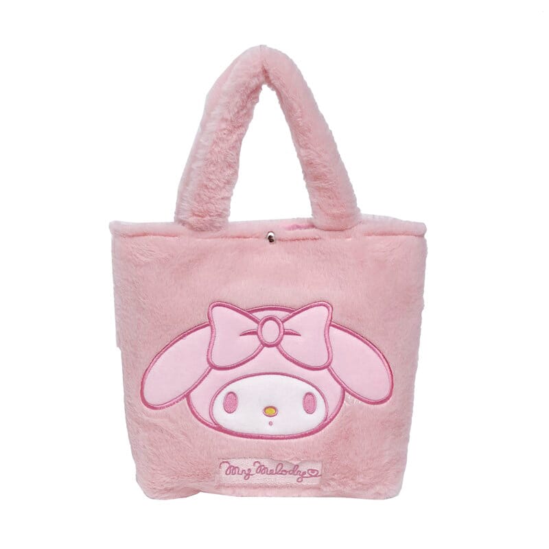 Sanrio Kuromi and Cinnamoroll plush shoulder bag, trendy and cute accessory for every day