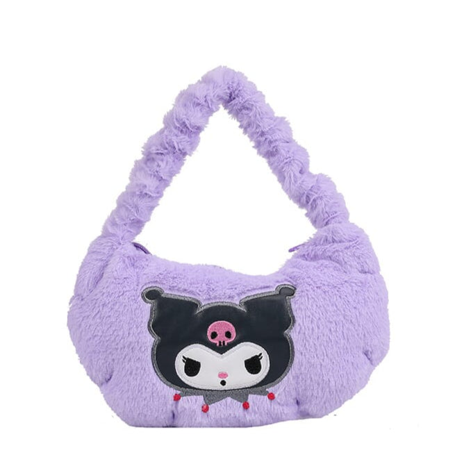 Sanrio Cinnamoroll cartoon plush handbag, cute and colorful kids’ accessory Adorable Sanrio Cinnamoroll plush handbag, perfect for children’s fashion