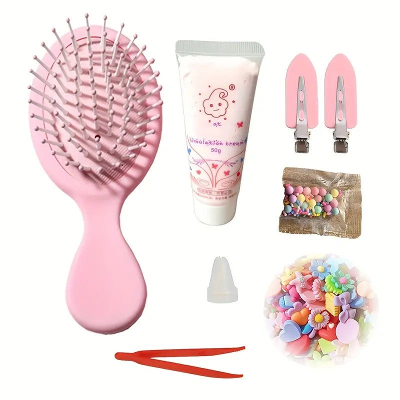 17pcs Cream Glue Comb & Hairpin (1007) - Premium Hair Comb and Pins for Sleek and Polished Hair Styles 17pcs Cream Glue Comb & Hairpin (1007) - Perfect for Creating Updos and Elegant Hairstyles