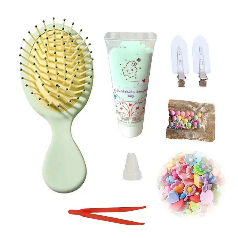 17pcs Cream Glue Comb & Hairpin (1007) - Functional Hair Styling Kit for Professional and Personal Use 17pcs Cream Glue Comb & Hairpin (1007) - Ideal for Quick Hairstyles, Updos, and Everyday Styling