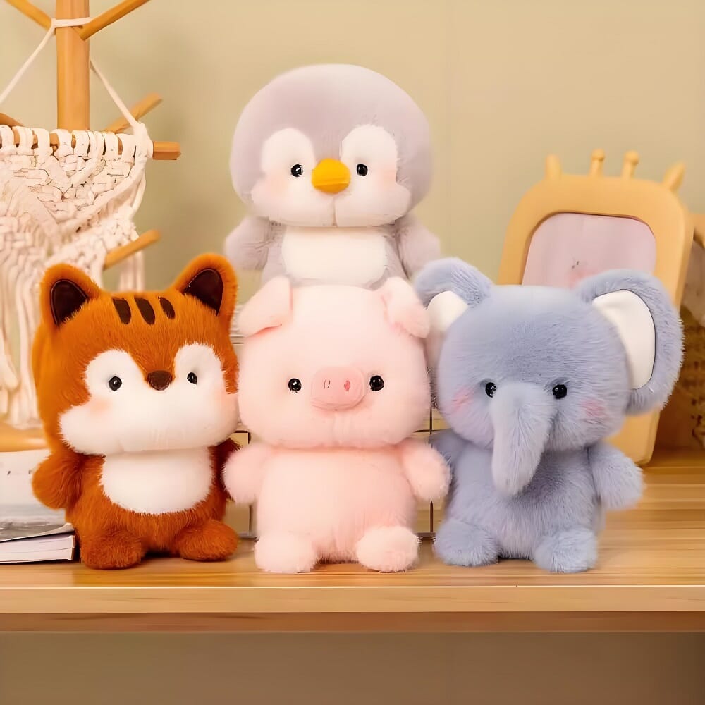 Cute animal plush doll, perfect gift for kids and collectors Soft small animal plush doll, cute and cozy stuffed toy