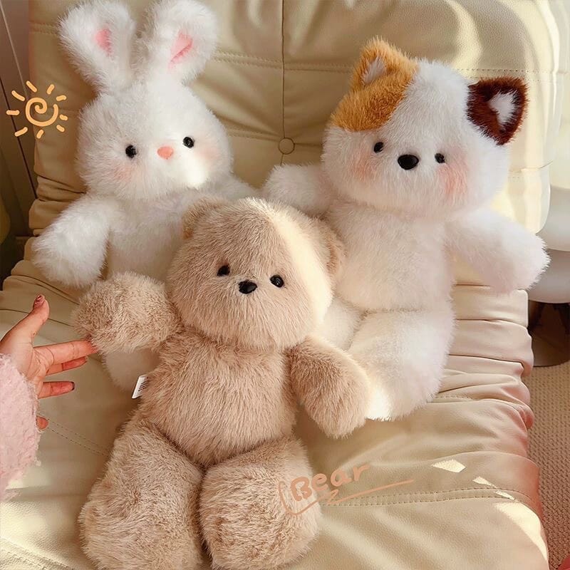 Running Westie dog plush toy, adorable stuffed animal for kids Healing Forest plush Westie dog, perfect gift for dog lovers