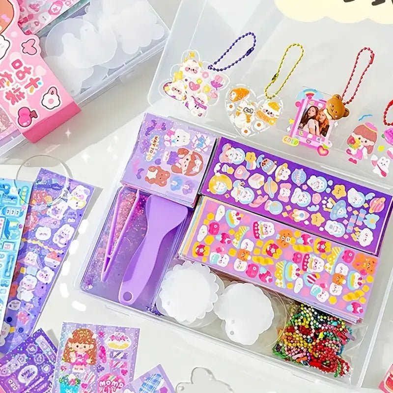 184pcs Gookka Guka Sticker Set (1001) - Colorful Sticker Set for Kids and Crafting 184pcs Gookka Guka Sticker Set (1001) - Large Collection of Creative Stickers for DIY Projects 184pcs Gookka Guka Sticker Set (1001) - Fun and Colorful Stickers for Scrap