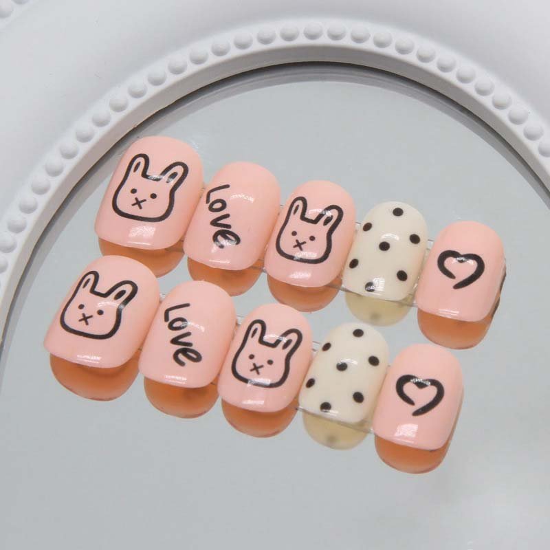 20 Pcs Cartoon Nail Art for Kids (9006) - Press-On Nails with Cartoon Characters for Easy Application Cartoon Press-On Nails for Kids (9006) - 20 Colorful Designs Perfect for Little Hands