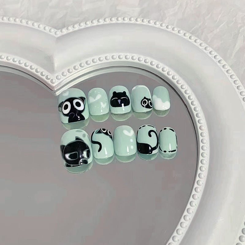 20 Styles Cartoon Handmade Press-On Nails for Kids (9006) - Perfect for Kids’ Nail Art with Fun Designs