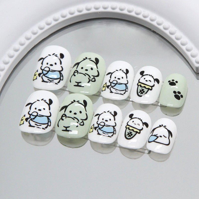 20 Styles Cartoon Press-On Nails for Kids (9006) - Kid-Friendly Nail Art with Favorite Characters