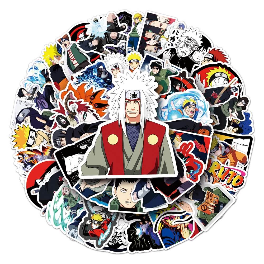 Naruto-46B Stickers – Collectible Naruto Stickers for Decorating Notebooks Naruto-46B Stickers – High-Quality Naruto Stickers for Personalizing Laptops