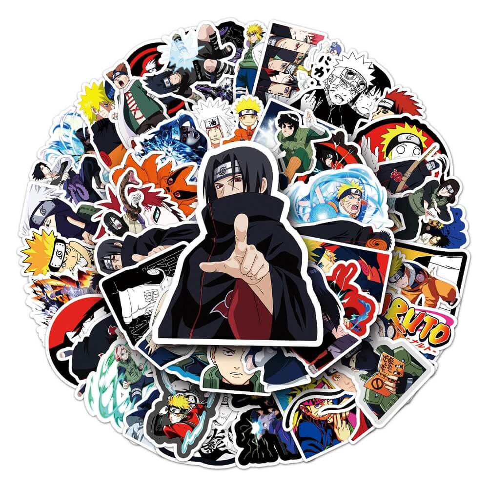Naruto-46B Stickers 50pcs – Collectible Naruto Character Stickers for Fans Naruto-46B Stickers – 50pcs of Naruto Manga & Anime Stickers for Scrapbooking Naruto-46B Stickers – Naruto Stickers Set with 50pcs Featuring Iconic Characters