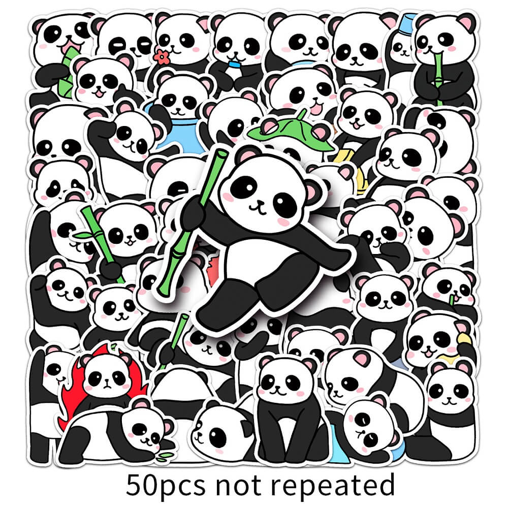 50pcs Panda Stickers – Adorable Panda Stickers for Kids’ Scrapbook and Crafting Fun Panda-769 Stickers – Cute Panda Stickers for Personalizing Laptops and Phone Cases 50pcs Panda Stickers – Fun and Cute Panda Stickers for Journals, Cards, and Gifts