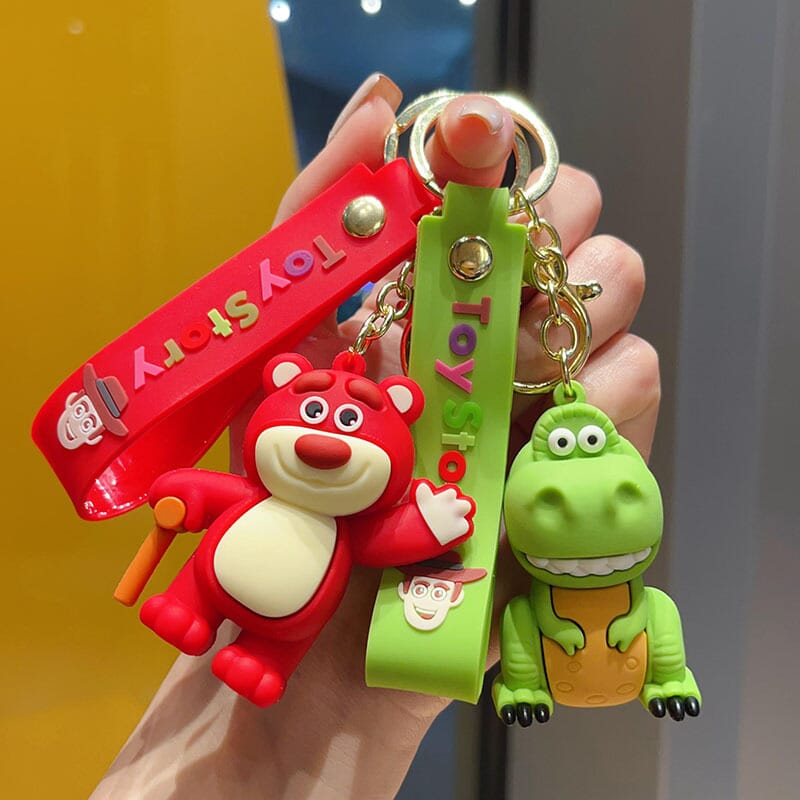 Toy Story character keychain featuring Buzz Lightyear