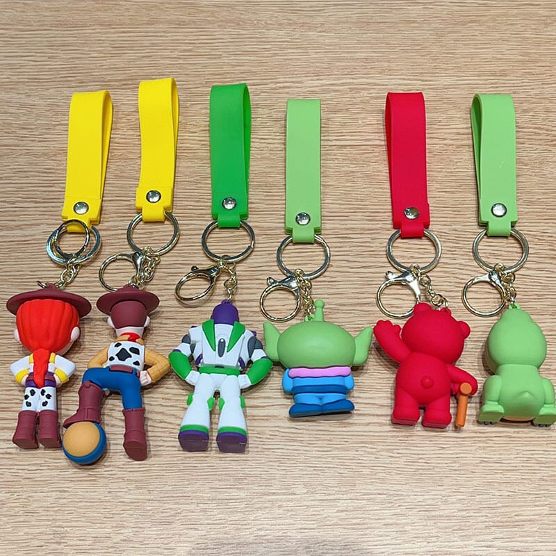 Soft Toy Story plush keychain for everyday use
