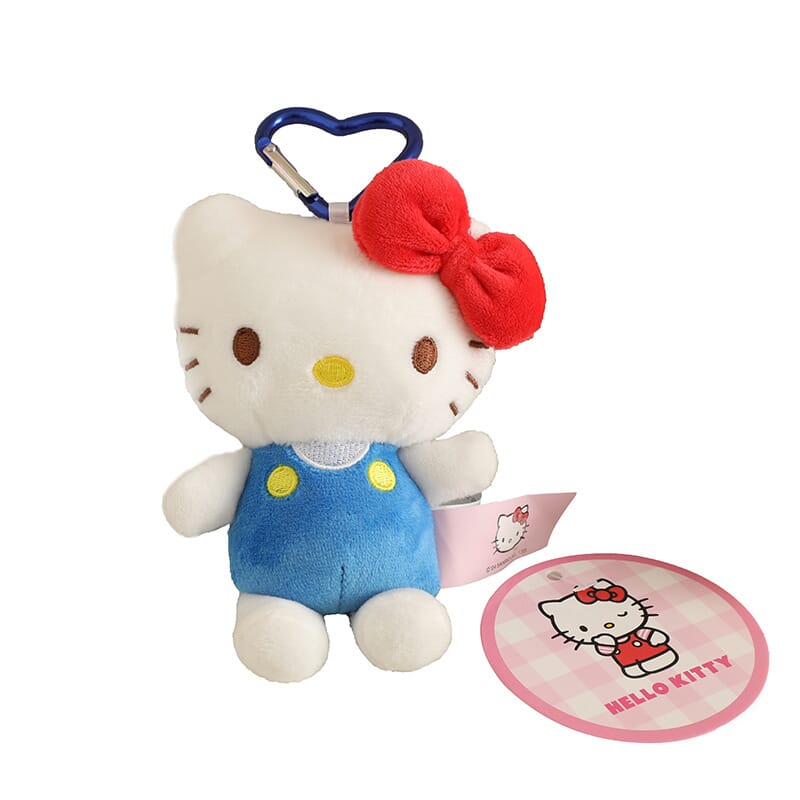 Soft Hello Kitty plush doll keychain, Sanrio official bag pendant