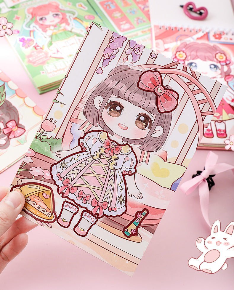 30pcs Princess Makeover Dress-Up Sticker Book (2005) - Fun Dress-Up Stickers for Kids Princess Makeover Sticker Book (2005) - 30 Stickers for Creative Dress-Up Play