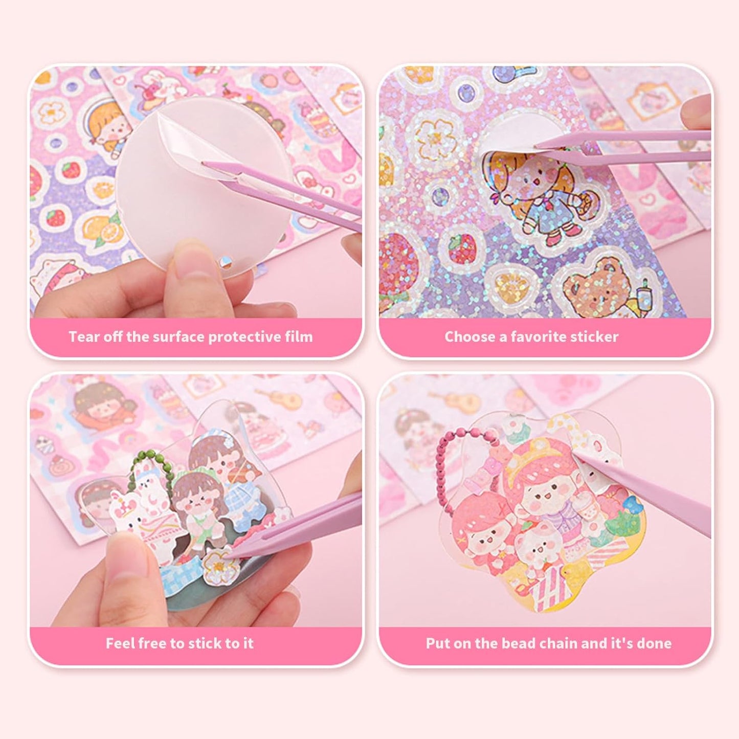 525pcs Gookka Guka Stickers Storage Box Set (1002) - Ideal Sticker Storage and Organization Kit for Crafters 525pcs Gookka Guka Stickers Storage Box Set (1002) - Colorful Gookka Guka Stickers for Crafting and Decorating 525pcs Gookka Guka Stickers Stora
