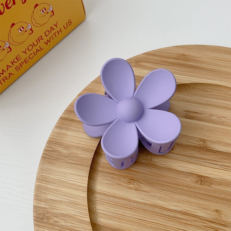 4004 Flower Shape Hair Claw Clip - Lightweight and Comfortable Flower Hair Clips for All-Day Wear