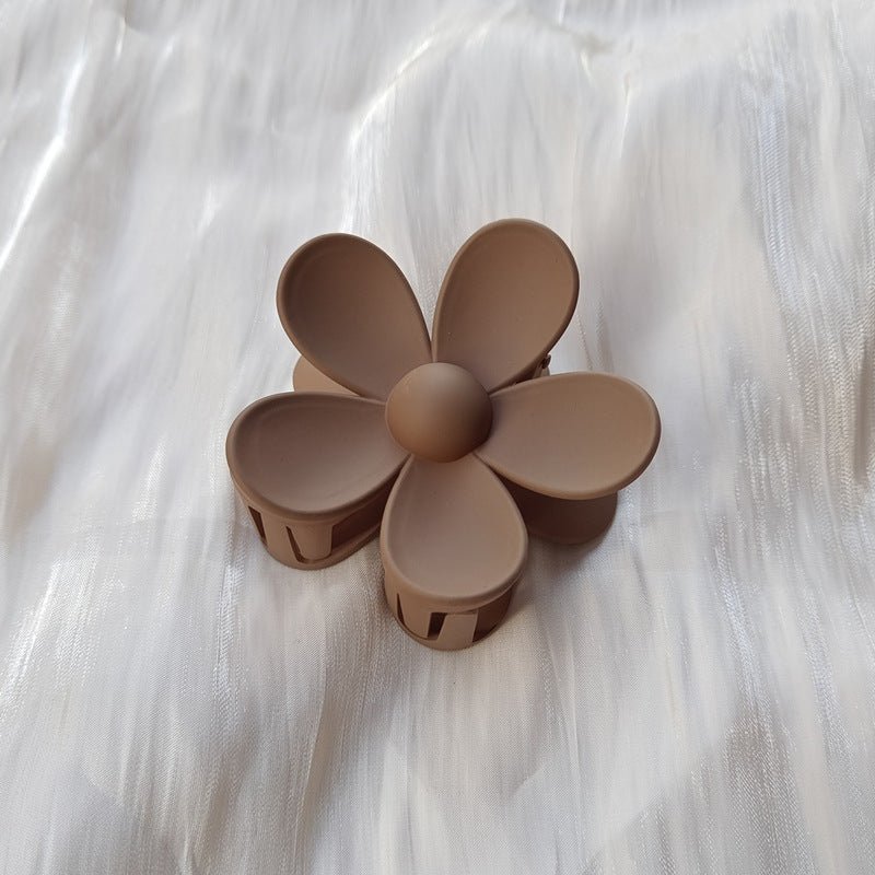 4004 Flower Shape Hair Claw Clip - Versatile Floral Hair Clips for Different Hair Styles