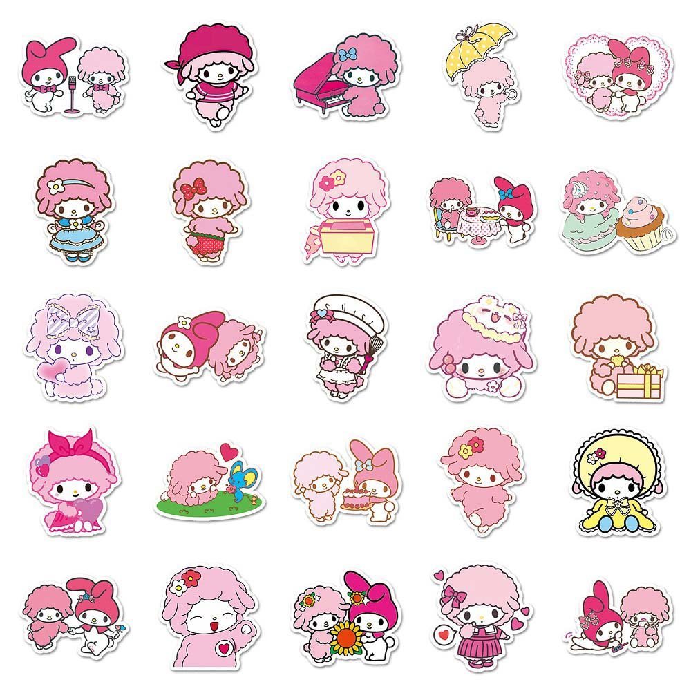 Sanrio Biainol 50pcs Stickers for Fun Crafting and Personalization Projects 50pcs Sanrio Biainol Stickers Set - Cute and Fun Stickers for Stationery and Gifts