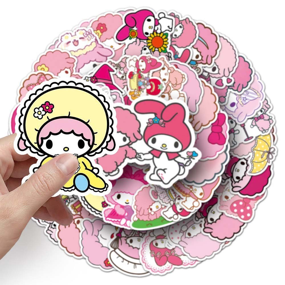50pcs Sanrio Biainol Stickers - Ideal for Decorating Laptops, Water Bottles, and More Cute Sanrio Biainol 50pcs Stickers for Creative Customization and Personalization