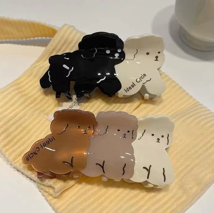 Cute Dog Hair Clip (4006) - Perfect for Pet Lovers and Dog Enthusiasts Dog Hair Clip (4006) - Charming Dog Design for Kids and Adults 4006 Cute Dog Hair Clip - Stylish Dog-Shaped Hair Clip for Everyday Wear