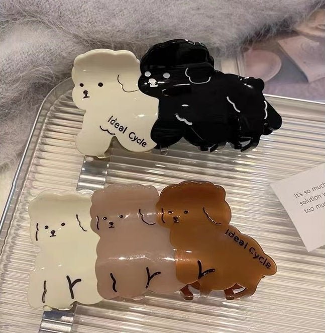 Cute Dog Hair Clip (4006) - Fun Hair Clip for Dog Lovers and Animal Enthusiasts Dog-Themed Hair Clip (4006) - Cute and Unique Hair Accessory for Kids Cute Dog Hair Clip (4006) - High-Quality Hair Clip for Little Dog Lovers
