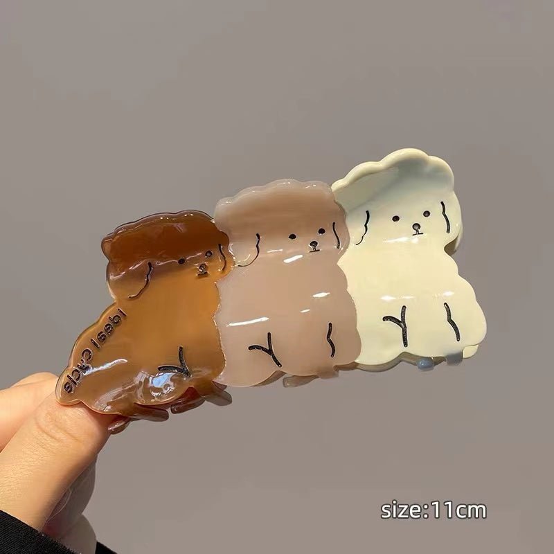 Dog Hair Clip (4006) - Cute and Whimsical Hair Clip for a Fun Look Cute Dog Hair Clip (4006) - Fashionable and Fun Dog Design for Any Occasion Dog Hair Clip (4006) - Perfect Hair Clip for Animal-Themed Parties and Events