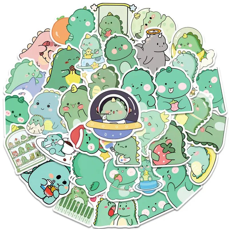 Dinosaur 50pcs Stickers (2001) - Fun Dinosaur Stickers for Kids' Crafts and Decor Dinosaur 50pcs Stickers (2001) - Cute Dinosaur Stickers Set for Scrapbooking and Journaling Dinosaur 50pcs Stickers (2001) - Colorful Dinosaur Stickers for Kids' Art Proje