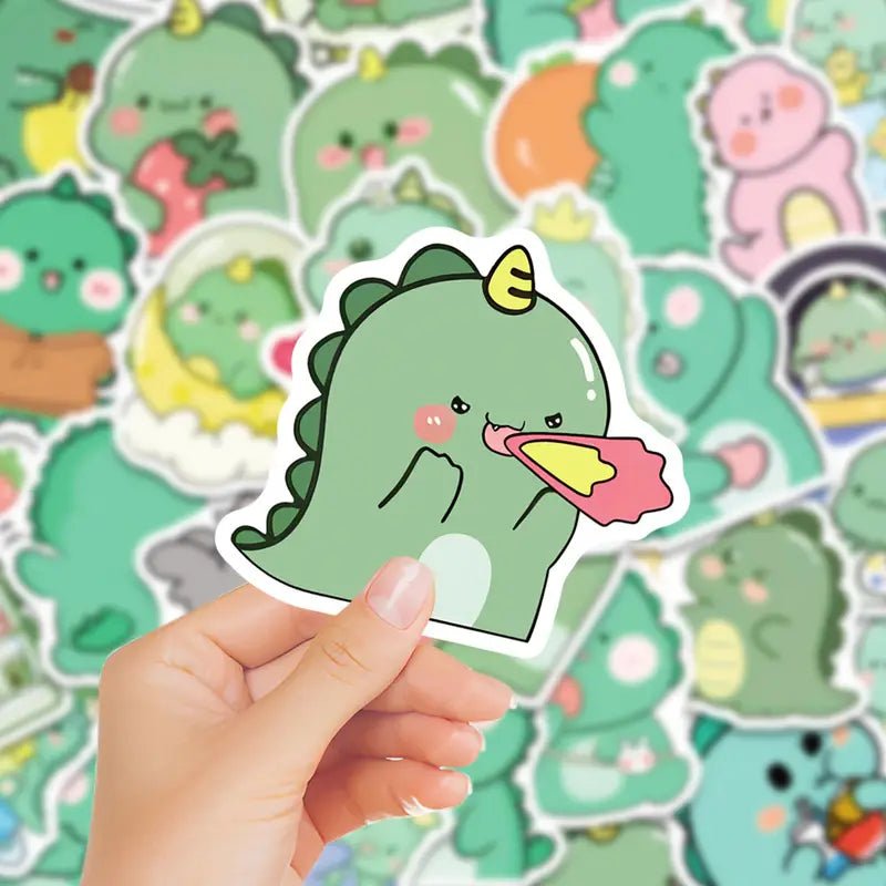 Dinosaur 50pcs Stickers (2001) - 50 Pieces of Dinosaur Stickers for Scrapbook and Crafts Dinosaur 50pcs Stickers (2001) - Dinosaur-Themed Stickers for Kids, Teachers, and Crafters Dinosaur 50pcs Stickers (2001) - Creative Dinosaur Stickers for Personali