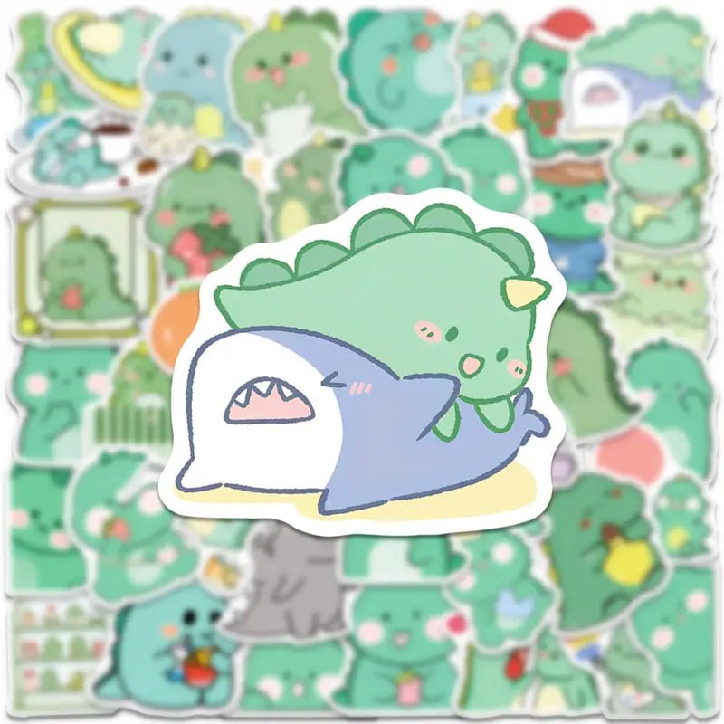 Dinosaur 50pcs Stickers (2001) - Dinosaur Sticker Pack for Kids’ Crafts, DIY, and Scrapbooking Dinosaur 50pcs Stickers (2001) - Cute and Colorful Dinosaur Stickers for Scrapbooking Dinosaur 50pcs Stickers (2001) - Fun Stickers for Kids to Decorate and P