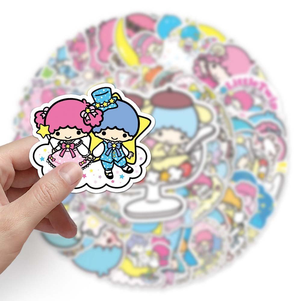 Gemini Zodiac Stickers - 50pcs Set for Crafting and DIY Personalization 50pcs Gemini Stickers - Creative Stickers for Scrapbooking and Custom Gifts
