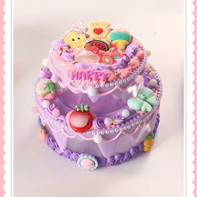 Ice Cream Cake Guka Set (1006) - Guka Set to Craft Colorful Ice Cream Cake Decorations Ice Cream Cake Guka Set (1006) - Ice Cream Cake Craft Set for Delicious Creative Projects