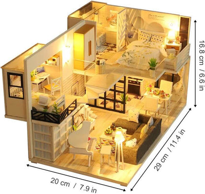 Simple Life House DIY Miniature Dollhouse Kit(10004)