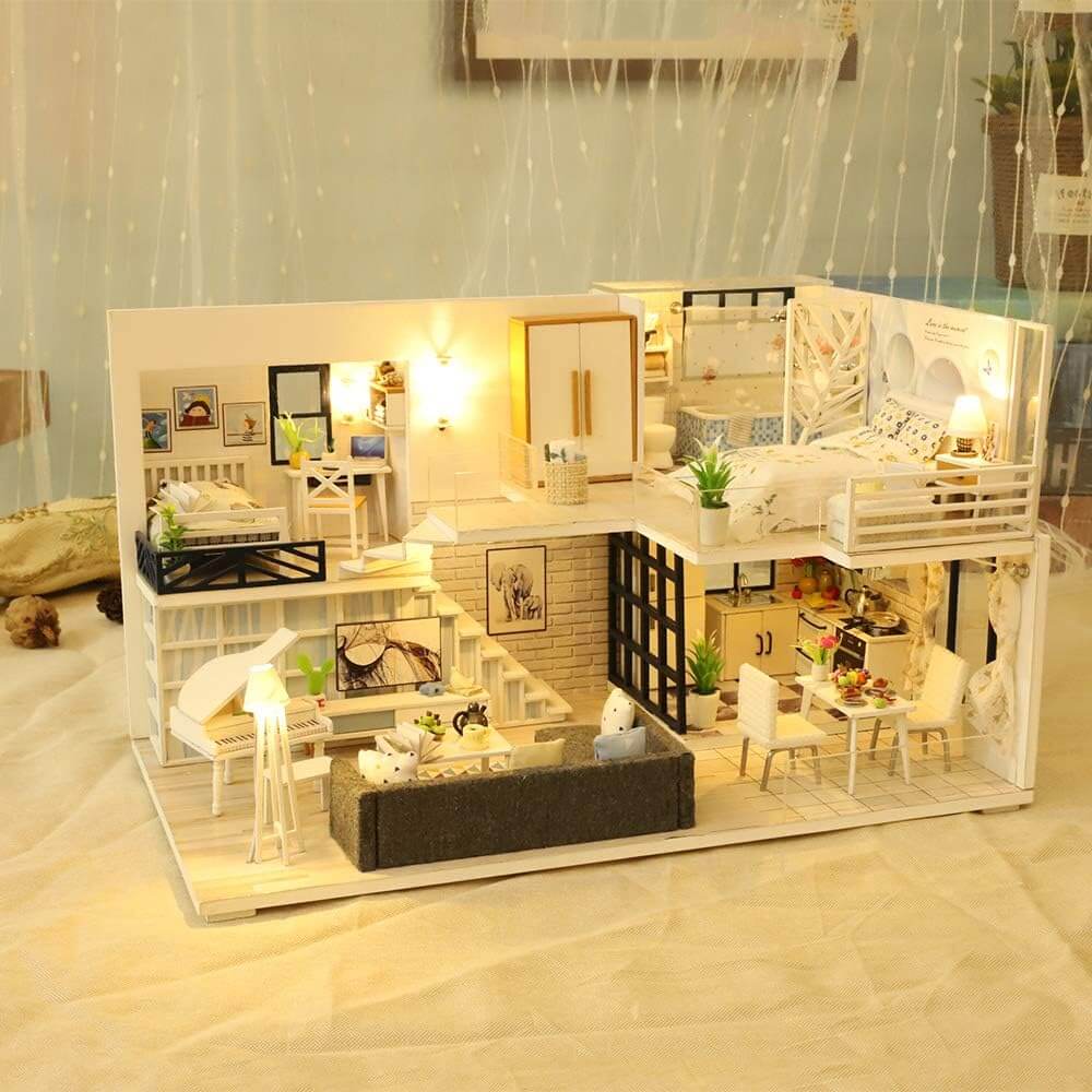 Simple Life House DIY Miniature Dollhouse Kit(10004)