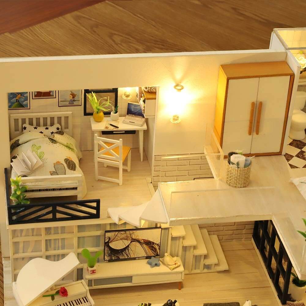 Simple Life House DIY Miniature Dollhouse Kit(10004)