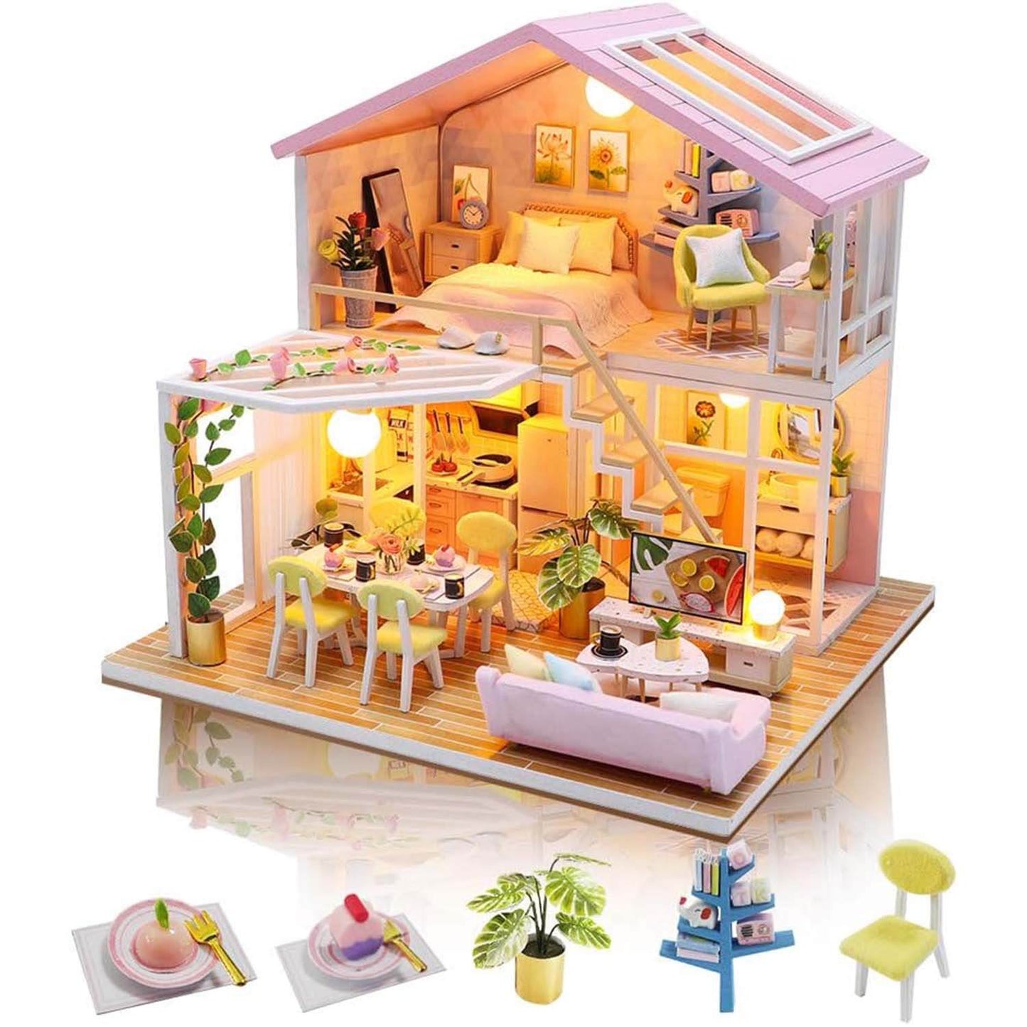 Sweet Time House DIY Miniature Dollhouse Kit(10005)