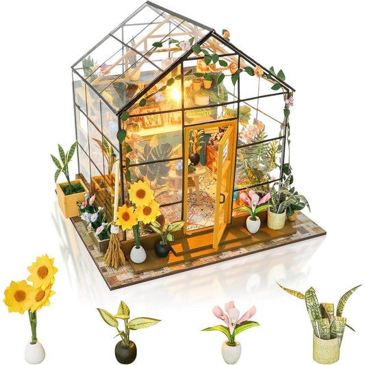 Sunshine Flower House DIY Miniature Dollhouse Kit(10006)