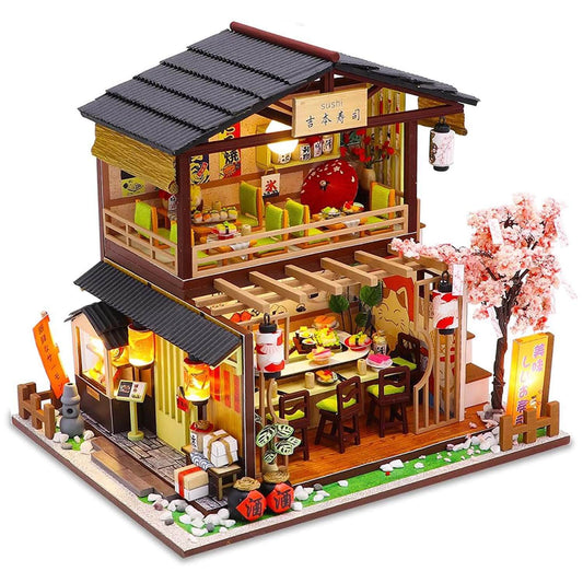 Japanese Shop DIY Miniature Dollhouse Kit(10012)